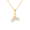 18KT (750) Yellow Gold and Diamond Pendant for Women