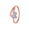 18k (750) Rose Gold and Diamond Ring for Women