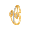 18KT (750) Yellow Gold And Diamond Ring For Women