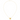 18K Gold flower shaped diamond necklace 3 pearls