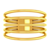 Minimal Sleek 18k Gold Thumb Ring with Leaf Design from PC Chandra Online Exclusive Collection