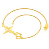 Gorgeous 18k Gold Bracelet with Stylish Heartbeat Design Online Exclusive Collection PC Chandra 