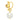 Charming 18k Gold Pendant Flower Motif And Pearl Drop From Pc Chandra Jewellers