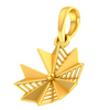 Attractive Shiny 18k Gold Pendant with Flower Petals Design for Women from PC Chandra