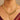 Ardhrekha 22KT Gold Fan Motif Necklace with Teardrop Dangle for Women