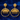 22KT Gold Traditional Filigree Pasha Earrings for Women