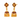 Beautiful 22K Meenakari Gold Jhumka Earrings 