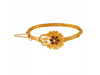 22K Flower Shape Gold Bangle In Meenakari Style