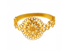 Beautiful Round Shape 22K Gold Bangle With Intricate Details