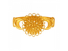 Lovely Round Shape 22K Gold Bangle With Intricate Detail