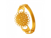 Lovely Round Shape 22K Gold Bangle With Intricate Detail