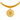 Uniquely crafted 22k gold choker with a round pendant