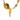 Exquisite 22K Gold & Pearl Necklace with Peacock feather detailing