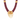 22K Gold Sitahar with Red beads & Meenakari detailing