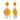 Lovely 22K Spherical Shape Gold Earrings With Intricate Details