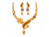 22k Gold Dazzling Jewellery Set Statement Piece