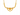 Dainty 22K Gold Necklace with Floral accent