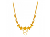 Fancy Lightweight Gold Necklace