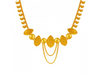 Fancy Lightweight Gold Necklace