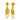 Fine Leaf Designer Jewellery 22k Gold Necklace And Earrings Set