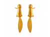 Simple & Elegant 22K Gold Earrings