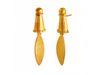 Simple & Elegant 22K Gold Earrings