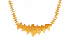 Statement floral gold neckpiece 