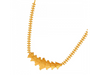 Statement floral gold neckpiece 