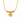 22K Chic Floral Gold Necklace 