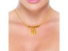 22K Chic Floral Gold Necklace 