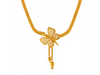 22K Butterfly jali work gold necklace