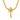 22K Butterfly jali work gold necklace