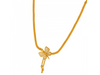 22K Butterfly jali work gold necklace