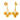 Exquisitely designed 22K Gold Drop Earrings
