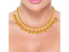 22K Enticing Sleek Gold Necklace