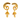 Peacock shaped 22K Gold Jhumka Earrings with Meenakari Work