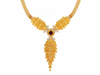 22K Dazzling Shell and Gold Necklace