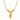 Elaborate Designer 22K Gold Jewellery Set studded with Red Stones 