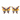 Charming Rainbow Coloured Butterfly Shape 22K Gold Earrings