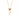 22K Butterfly Hope Pendant Gold Neckpiece 