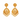 Intricately Designed 22K Gold Jhumka Style Earrings