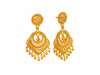 Intricately Designed 22K Gold Jhumka Style Earrings