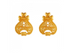 Beautiful 22K Gold Stud Earrings With Minute Details