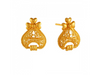 Beautiful 22K Gold Stud Earrings With Minute Details