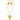 Delicate Tear Drop Shape 22k Gold Jewellery Set With Jali Work