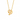 22K Interlooped Heart shaped Gold Chain Pendant