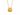 Kalash shaped 22K Gold Chain Pendant with Heart Detailing