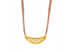 Beautiful 22K gold pendant with tassel and earrings