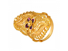 Delightful Gold Meenakari Ring