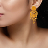 22KT Yellow Gold Chandbali Earrings for Women